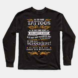 Tattoo Saying In German Word - v4 Long Sleeve T-Shirt